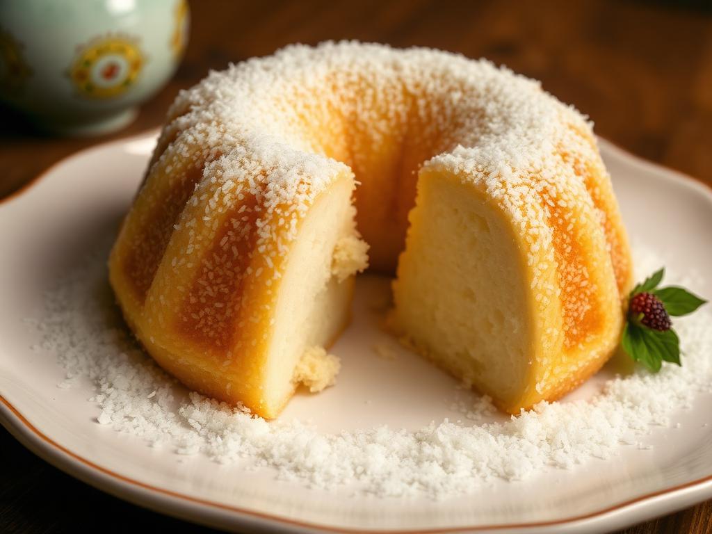 Bolo de Tapioca Granulada